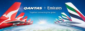 Qantas join with Emirates